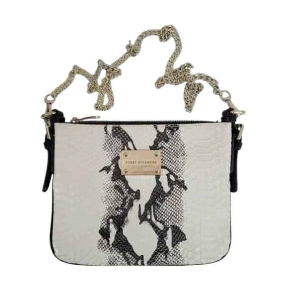 Bobby Schandra Highland Park Black White Messenger Bag